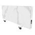 FLYME 1500PW Double-Sided Ceramic Heater Panel on Wheels (White Stone)