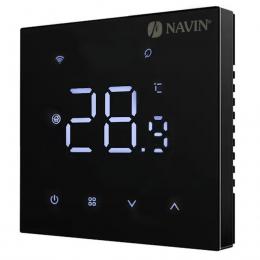 Терморегулятор NAVIN WT410 W-16А Wi-Fi черный для электрического тёплого пола