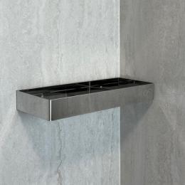 Полиця для ванної кімнати EF Quadro хромова (30 см)