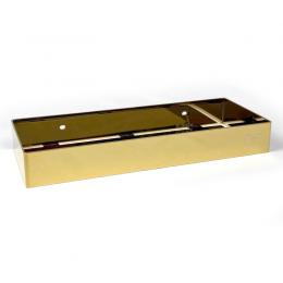 Shelf for the bathroom EF Quadro gold 30 cm
