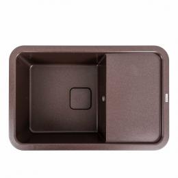 Granite Kitchen Sink Platinum 7850 CUBE Matte Mocha