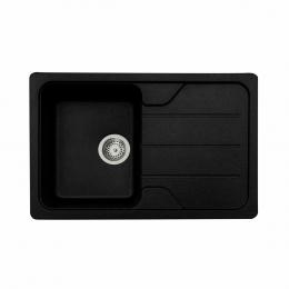 Granite Kitchen Sink Platinum 7850 VERONA Matte Black Metallic