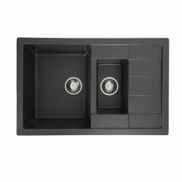 Granite Kitchen Sink Platinum 7850W TOSKANA Matte Anthracite
