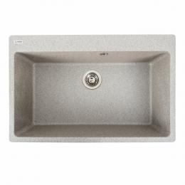 Гранитная мойка для кухни Platinum 7850 BOGEMA матовая Серая