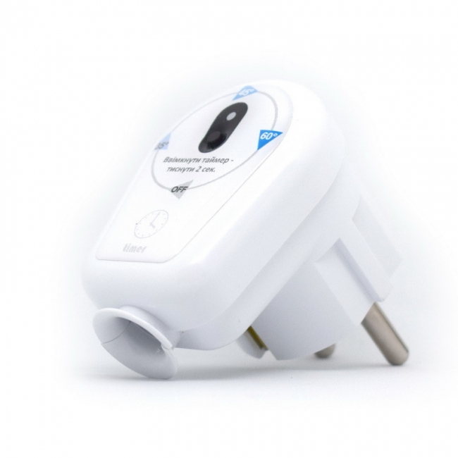 Electric regulator EF16T white (plug for towel dryer)