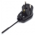 Electric regulator EF16P black (plug for heaters)