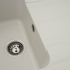 Granite sink for the kitchen Platinum 7850 VERONA matte Snow White