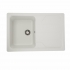 Granite sink for the kitchen Platinum 7850 VERONA matte Snow White