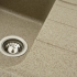 Granite sink for the kitchen Platinum 7850 VERONA matte Caramel