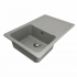 Granite Kitchen Sink Platinum 7850 VERONA Matte Grey Metallic