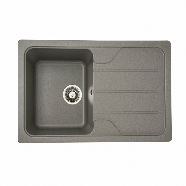 Granite Kitchen Sink Platinum 7850 VERONA Matte Grey Monsoon