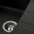 Granite Kitchen Sink Platinum 7850 VERONA Matte Black Metallic