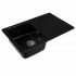 Granite Kitchen Sink Platinum 7850 VERONA Matte Black Metallic