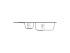Granite Kitchen Sink Platinum 7850W TOSKANA Matte Anthracite