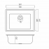Granite Kitchen Sink Platinum 5444 OASIS Matte Topaz