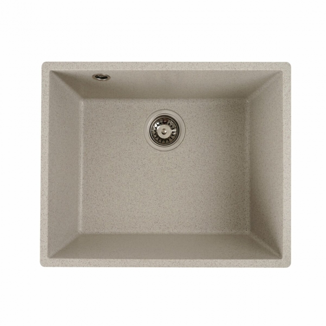 Granite Kitchen Sink Platinum 5444 OASIS Matte Topaz