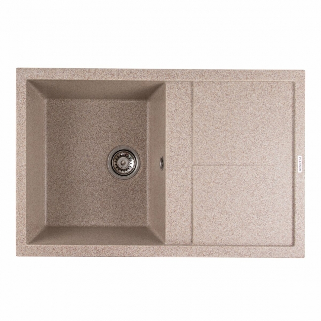 Granite Kitchen Sink Platinum 7950 SELENA Matte Caramel
