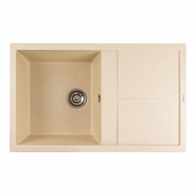Granite Kitchen Sink Platinum 7950 SELENA Matte Sand