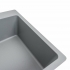 Granite Kitchen Sink Platinum 7850 BOGEMA, Grey Metallic, Matte