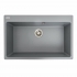 Granite Kitchen Sink Platinum 7850 BOGEMA, Grey Metallic, Matte