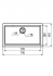 Granite Kitchen Sink Platinum 7945 PARUANA Matte White Speckled
