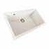 Granite Kitchen Sink Platinum 7945 PARUANA Matte White Speckled