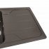 Granite Kitchen Sink Platinum 7850 VERONA Matte Dark Rock