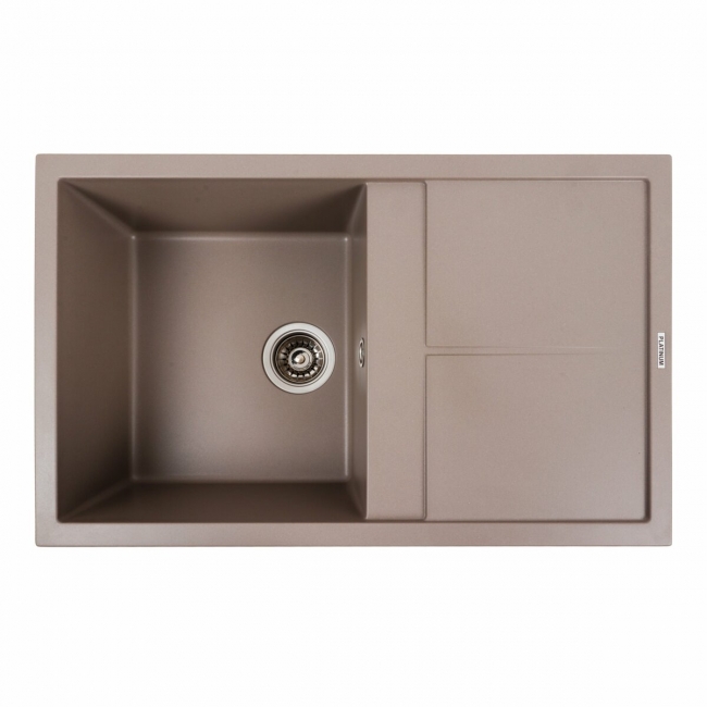 Granite Kitchen Sink Platinum 7950 SELENA Matte Dune