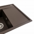 Granite Kitchen Sink Platinum 7950 AZURIT Matte Dark Rock