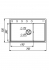Granite Kitchen Sink Platinum 7950 AZURIT Matte Dark Rock