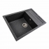 Granite Kitchen Sink Matte 7050 CASCADA Platinum Graphite
