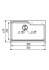 Granite Kitchen Sink VALESO 7545 NIKA Mix