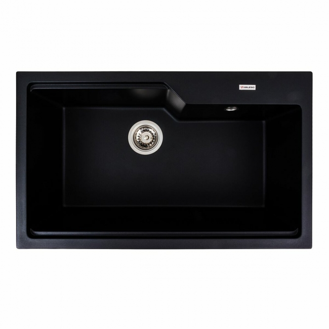 Granite Kitchen Sink VALESO 7545 NIKA Matte Black