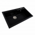 Granite Kitchen Sink VALESO 7545 NIKA Black Metallic