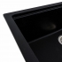 Granite Kitchen Sink VALESO 7545 NIKA Black Metallic