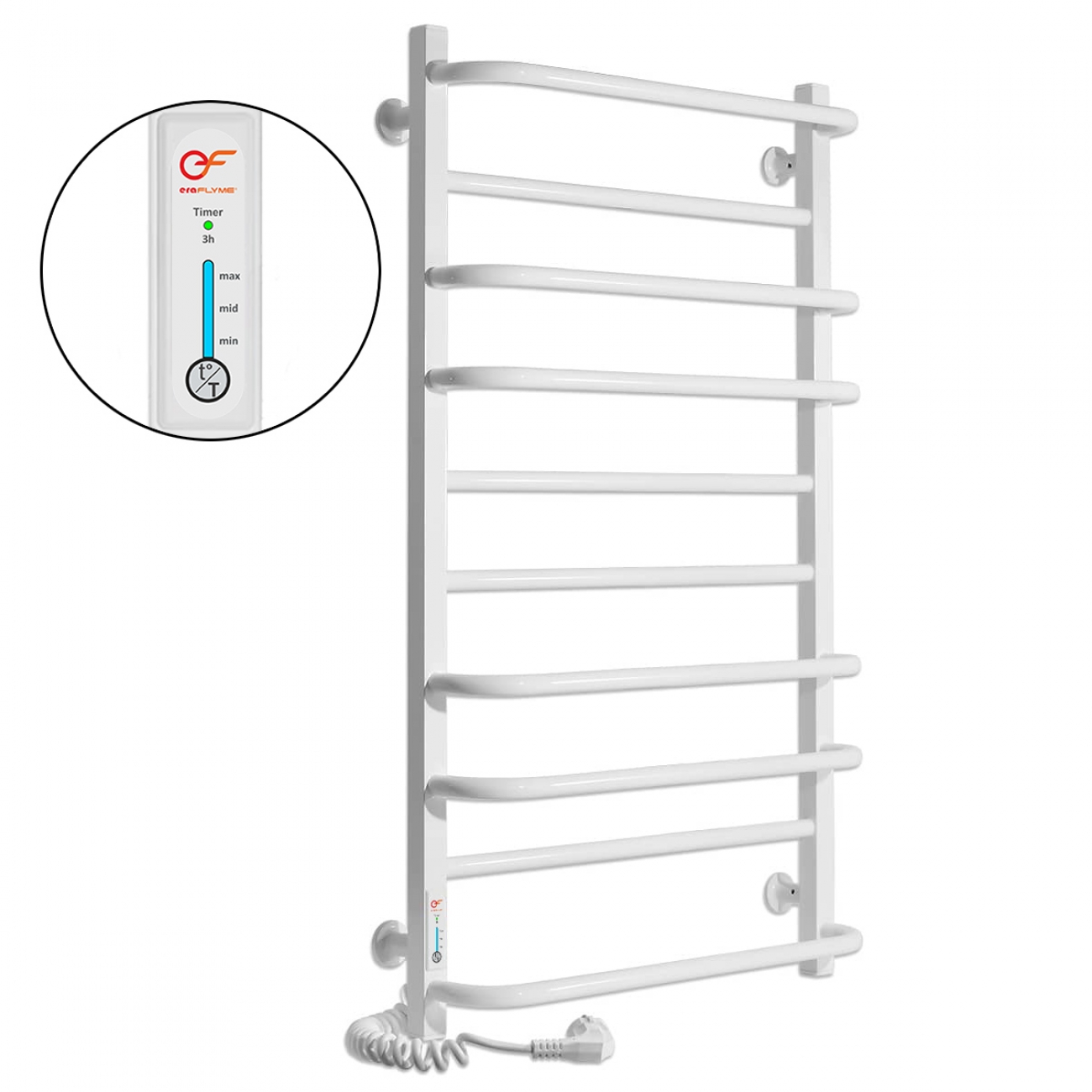 Towel radiator Electric White | Flyme