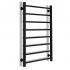 Black towel rail EF Alfa 800 L