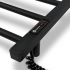 Black towel rail EF Alfa 800 L
