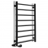 Black towel rail EF Alfa 800 L