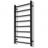 Black towel rail EF Alfa 800 R