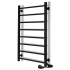 Black towel rail EF Alfa 800 R