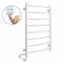 White heated towel rail EF Classic 8 L with touch screen control EF Classic 8 L