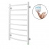 White heated towel rail EF Classic 8 R with touch screen control EF Classic 8 R