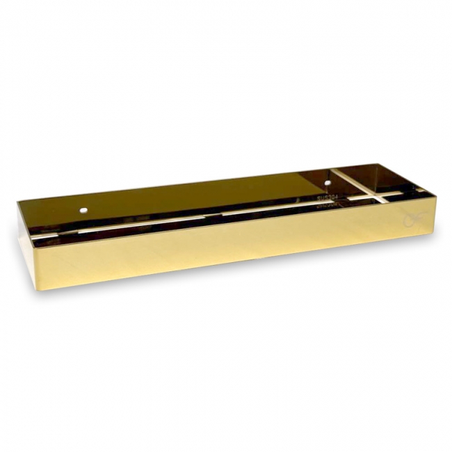 Shelf for the bathroom EF Quadro gold 40 cm