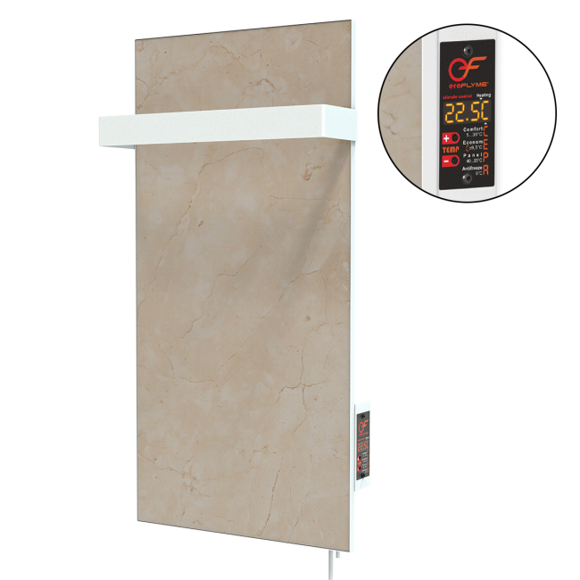 Керамічна панель рушникосушка FLYME  250TW(1) бежева (Б)