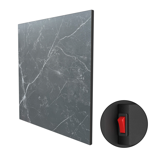 Ceramic Heating Panel 375 W Dark Stone