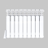 Electric Radiator Standard 9L sections