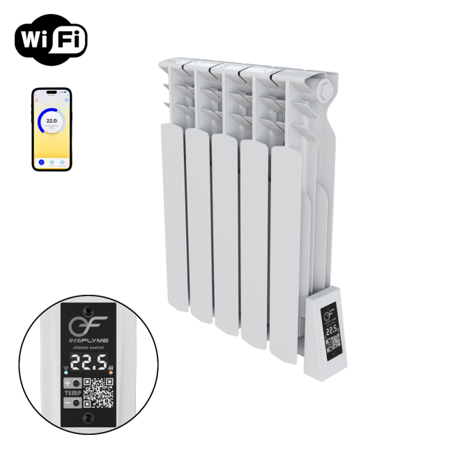 RADIATOR ELECTRICAL 5 R smart with programmer and dual protection