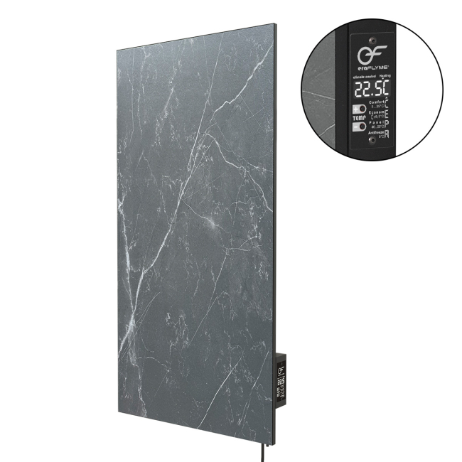 Ceramic heating panel 400TW dark stone - 8м²