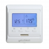 Thermostat for underfloor heating with programmer E51 White